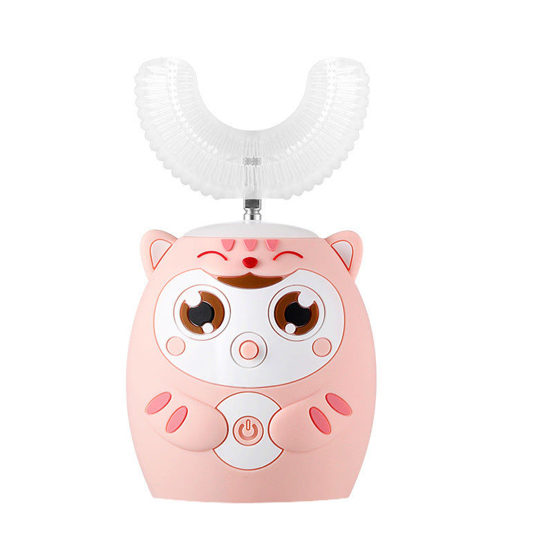 Kids Electric Toothbrush - Fun Animal Design Ultrasonic Toothbrush with USB Charging for Ages 2-Adult
