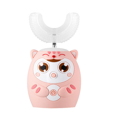 Kids Electric Toothbrush - Fun Animal Design Ultrasonic Toothbrush with USB Charging for Ages 2-Adult
