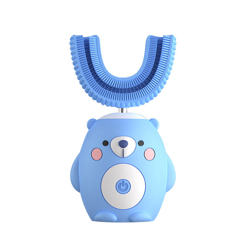 Kids Electric Toothbrush - Fun Animal Design Ultrasonic Toothbrush with USB Charging for Ages 2-Adult