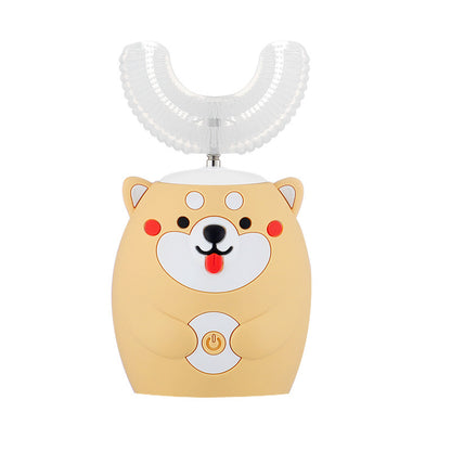Kids Electric Toothbrush - Fun Animal Design Ultrasonic Toothbrush with USB Charging for Ages 2-Adult