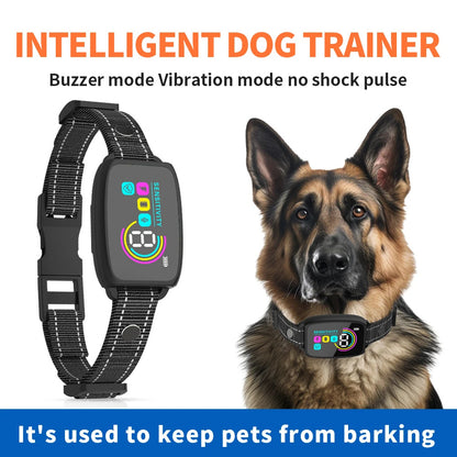 Smart Anti-Barking Dog Collar - Rechargeable Training Collar with HD Display & Waterproof Design