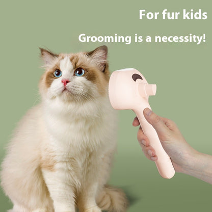3-in-1 Pet Grooming Brush with Spray - Self-Cleaning Hair Removal Tool for Dogs & Cats