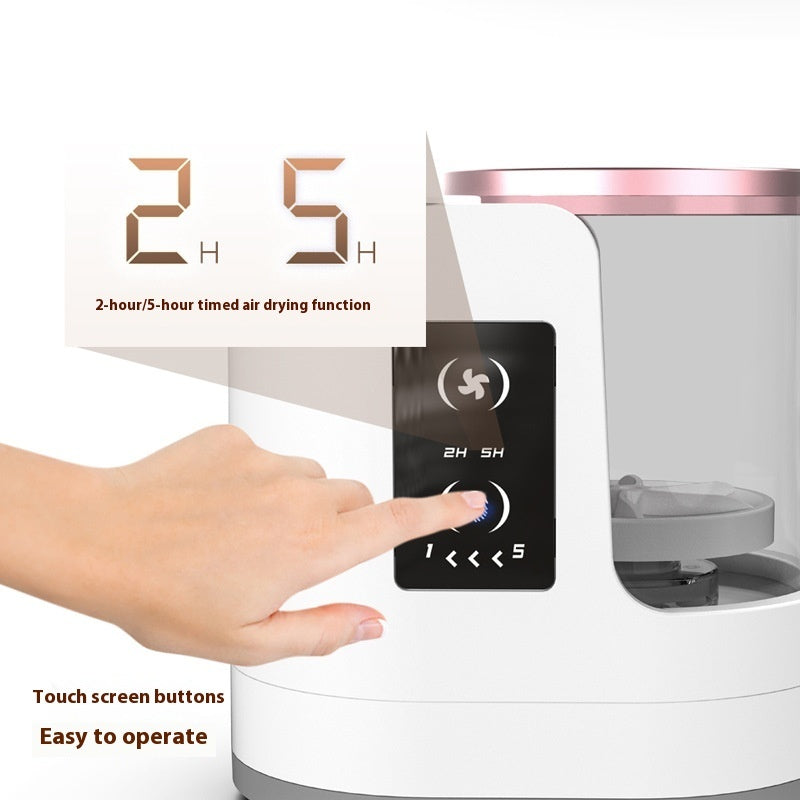 Electric Makeup Brush Cleaner - Automatic Rechargeable Brush Cleaning Device with Drying Stand