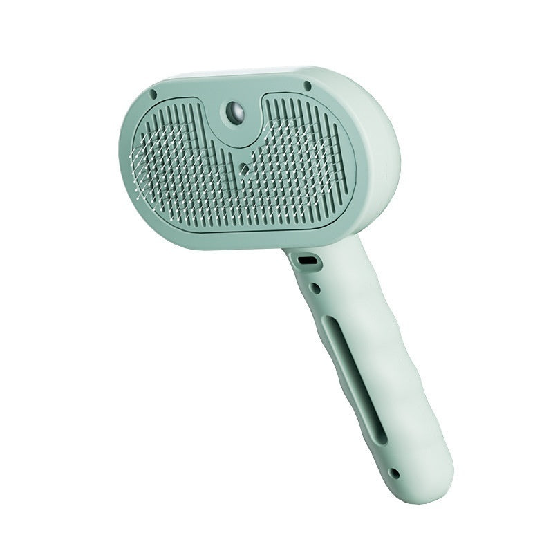 3-in-1 Pet Grooming Brush with Spray - Self-Cleaning Hair Removal Tool for Dogs & Cats